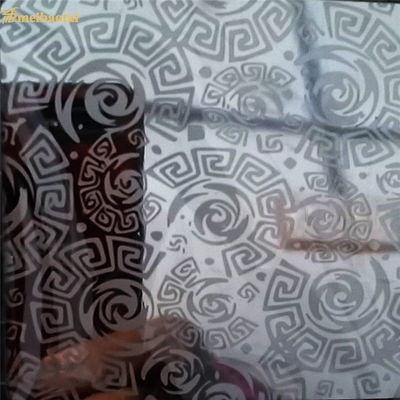 Bom preço Pés de aço inoxidável decorativos gravados padrão da folha 4X10 de ASTM on-line