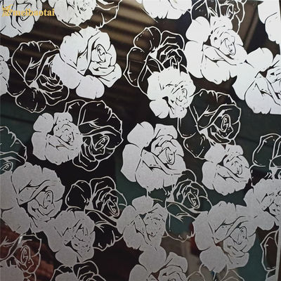 Chapa de aço inoxidável gravada de grau 304 com revestimento de várias cores em tamanho 1219x3048mm para aplicações decorativas