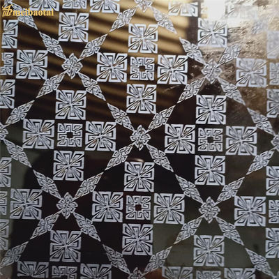 Bom preço Espessura de aço inoxidável gravada espelho 0.3mm-1.5mm da decoração da parede da folha on-line