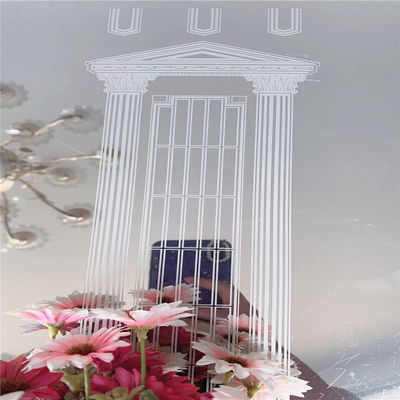 OEM 1.0mm espessura de borda de fenda gravada folha de aço inoxidável com padrões de gravação personalizados