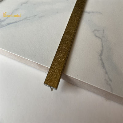 Bom preço A guarnição de aço inoxidável da parede SS201 gravou a forma da cópia T de Antifinger on-line