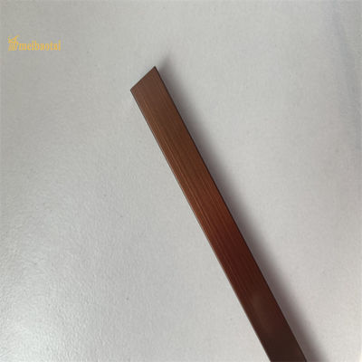 Bom preço Entalhe Profilm da espessura U de Champagne Stainless Steel Tile Trim 0.6MM on-line
