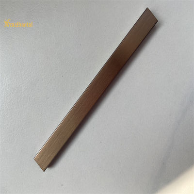 Bom preço U entalha a guarnição de aço inoxidável 201 da telha 304 perfis do revestimento da linha fina de Champagne do ouro on-line