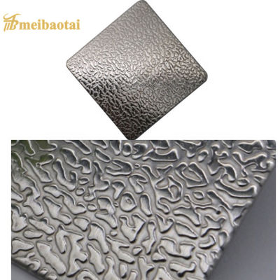 Bom preço 0.55mm espessura 304 aço inoxidável folha em relevo para painéis de parede decorativos on-line