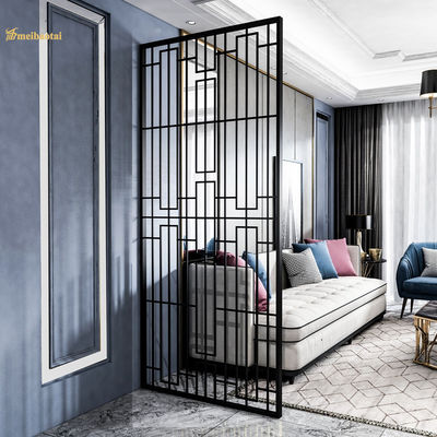 Bom preço Divisória de ambiente em aço inoxidável com acabamento sustentável na linha do cabelo e tamanho personalizado para casas modernas on-line