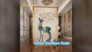 Divisor de sala de aço impresso em 3D